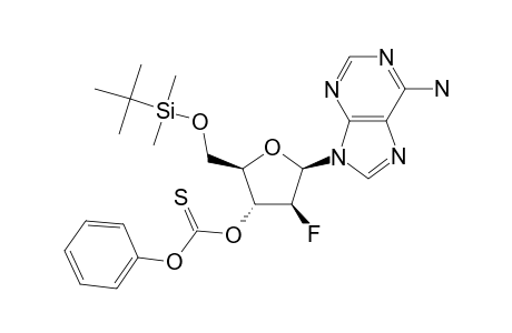 9-[5-O-(TERT.-BUTYLDIMETHYLSILYL)-2-DEOXY-2-FLUORO-3-O-(PHENOXYTHIOCARBONYL)-BETA-D-ARABINOFURANOSYL]-ADENINE