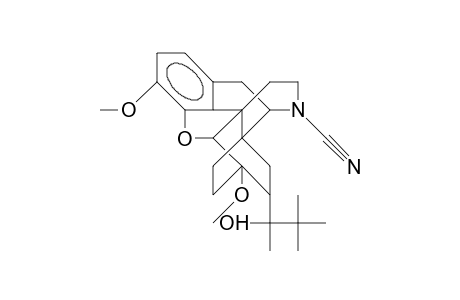 N-Cyano-7a-[1-(S)-hydroxy-1,2,2-trimethyl-propyl]-6,14-endo-ethano-6,7,8,14-tetrahydro-northebaine