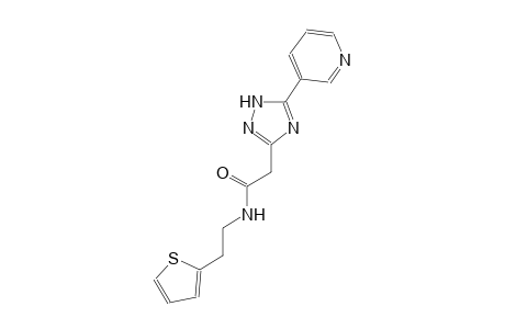 1H-1,2,4-triazole-3-acetamide, 5-(3-pyridinyl)-N-[2-(2-thienyl)ethyl]-