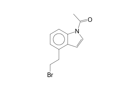1-[4-(2-Bromo-ethyl)-indol-1-yl]-ethanone