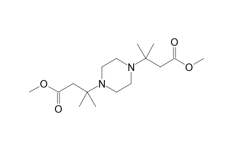 3-[4-(2-Methoxycarbonyl-1,1-dimethyl-ethyl)-piperazin-1-yl]-3-methyl-butyric acid methyl ester