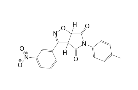(3aR,6aS)-5-(4-methylphenyl)-3-(3-nitrophenyl)-3aH-pyrrolo[3,4-d]isoxazole-4,6(5H,6aH)-dione