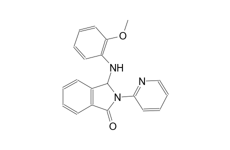 1H-isoindol-1-one, 2,3-dihydro-3-[(2-methoxyphenyl)amino]-2-(2-pyridinyl)-