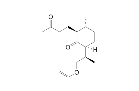 2-[1'-Ethenyloxy)prop-2'-yl]-5-methyl]-6-(3"-oxobutyl)cyclohexanone