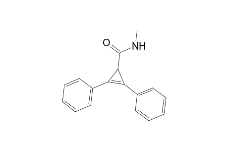 N-Methyl-2,3-diphenyl-2-cyclopropene-1-carboxamide