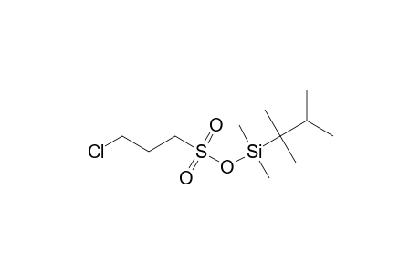 Silane, (3-chloropropylsulfonyl)(dimethyl)(2,3-dimethyl-3-butyl)-