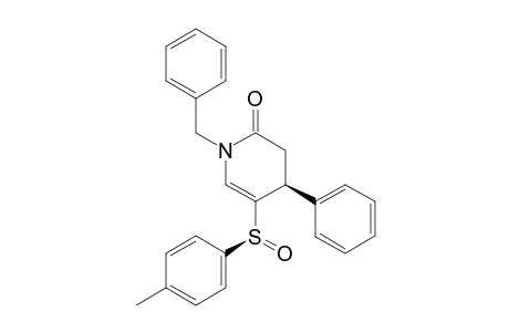 (S)-1-benzyl-4-phenyl-5-((S)-p-tolylsulfinyl)-3,4-dihydropyridin-2(1H)-one