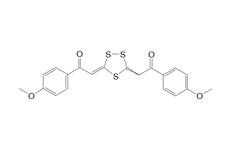 1-(4-methoxyphenyl)-2-[(5Z)-5-[2-(4-methoxyphenyl)-2-oxo-ethylidene]-1,2,4-trithiolan-3-ylidene]ethanone