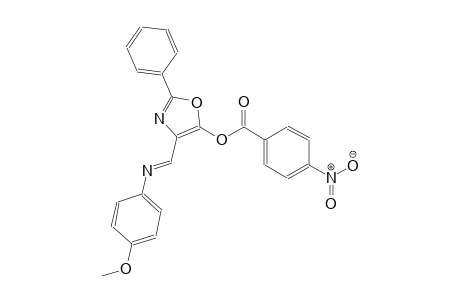 4-{(E)-[(4-methoxyphenyl)imino]methyl}-2-phenyl-1,3-oxazol-5-yl 4-nitrobenzoate