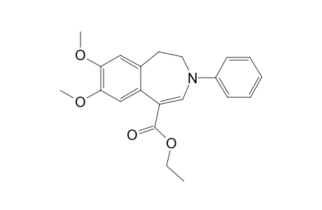 Ethyl 7,8-dimethoxy-3-phenyl-2,3-dihydro-1H-benzo[d]azepine-5-carboxylate