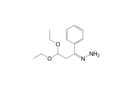 3-Hydrazono-3-phenylpropanal diethyl acetal