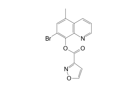 3-Isoxazolecarboxylic acid, 7-bromo-5-methyl-8-quinolinyl ester