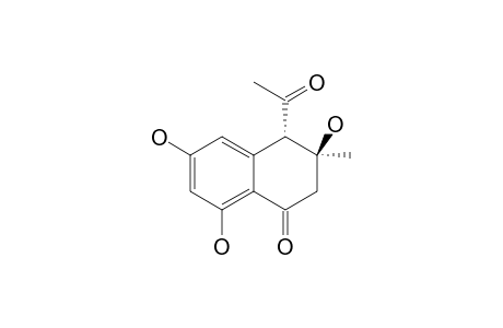 4-(TRANS)-ACETYL-3,6,8-TRIHYDROXY-3-METHYL-DIHYDRO-NAPHTHALENONE