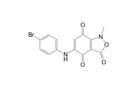 5-(4-bromoanilino)-1-methyl-2,1-benzoxazole-3,4,7-trione