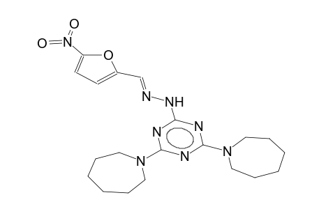 2,4-diazepano-6-[2-(2-nitro-5-furylmethylidene)hydrazino]-1,3,5-triazine