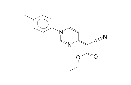 1-(4-methylphenyl)-4-ethoxycarbonyl(cyano)methylidene-1,4-dihydropyrimidine