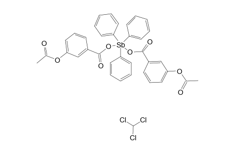 BIS-(3-ACETOXYBENZOATO)-TRIPHENYLANTIMONY(V);[PH3SB-P(C9H7O4)2].CHCL3