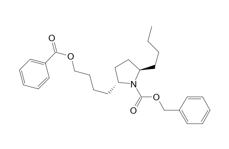 (2R,5R)-N-[(Benzyloxy)carbonyl]-5-butyl-2-[4-(benzoyloxy)butyl]pyrrolidine