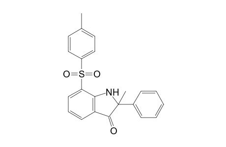 2-Methyl-2-phenyl-7-(p-tolylsulfonyl)indolin-3-one