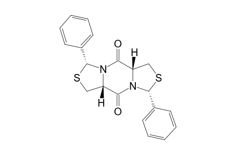 (3R,5aR,8R,10aR)-3,8-Diphenyltetrahydro-3H,5H,8H,10H-bisthiazolo[3,4-a:3',4'-d]pyrazine-5,10-dione