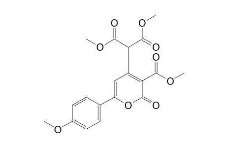 Dimethyl 3-Methoxycarbonyl-6-(4-methoxyphenyl)-2-oxo-2H-pyran-4-ylmalonate