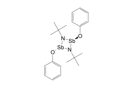 TRANS-1,3-DI-TERT.-BUTYL-2,4-DIPHENOXY-1,2,3,4-DIAZADISTIBETIDINE