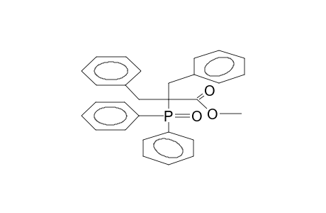 methyl 2-benzyl-2-diphenylphosphoryl-3-phenylpropanoate