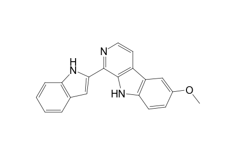 6-Methoxy-1-indol-2-yl-.beta.-carboline