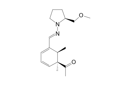 1-{5-[(2S)-2-Methoxymethylpyrrolidin-1-ylimino)methyl]-(1S,6R)-1,6-dimethylcyclohexa-2,4-dienyl}ethanone