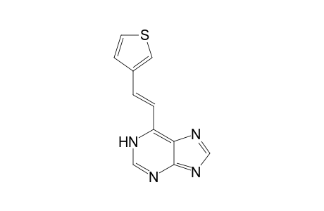 6-[(E)-2-(3-thienyl)vinyl]-7H-purine