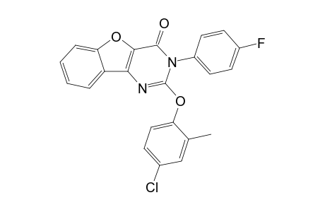 2-(4-Chloro-2-methyl-phenoxy)-3-(4-fluoro-phenyl)-benzofuro[3,2-d]pyrimidin-4(3H)-one