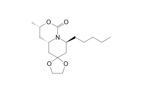6-ETHYLENEDIOXY-3-METHYL-8-PENTYLPERHYDROPYRIDO-[1,2-C]-[1,3]-OXAZIN-1-ONE