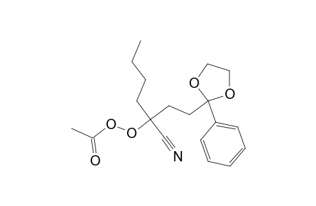Ethaneperoxoic acid, 1-cyano-1-[2-(2-phenyl-1,3-dioxolan-2-yl)ethyl]pentyl ester