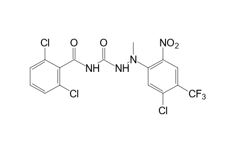 1-(5-CHLORO-2-NITRO-alpha,alpha,alpha-TRIFLUORO-p-TOLYL)-4-(2,6-DICHLOROBENZOYL)-1-METHYLSEMICARBAZIDE