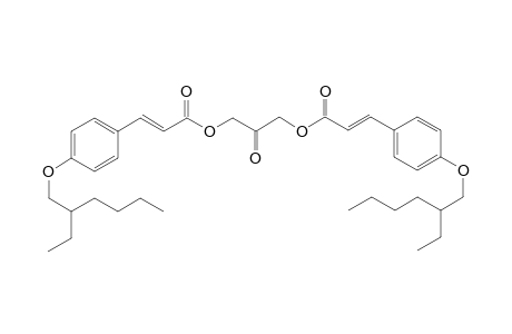 1,3-Bis-[(E)-3-(4-(2-ethylhexyloxyphenyl)-2-propenoyloxy)]-2-oxopropane