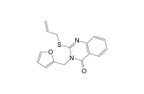 2-(Allylsulfanyl)-3-(2-furylmethyl)-4(3H)-quinazolinone