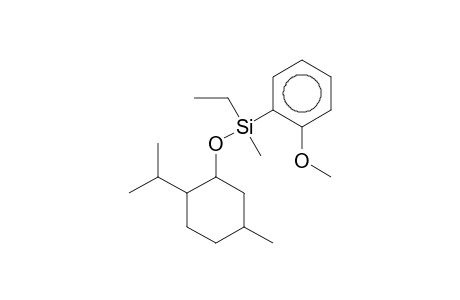 Ethyl[(2-isopropyl-5-methylcyclohexyl)oxy](2-methoxyphenyl)(methyl)silane