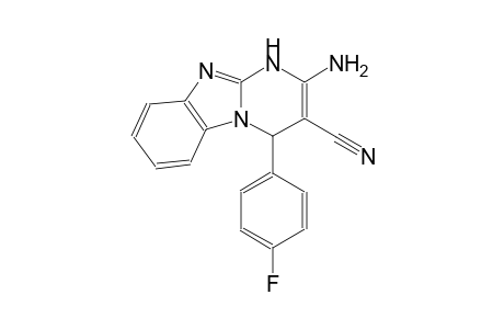 2-amino-4-(4-fluorophenyl)-1,4-dihydropyrimido[1,2-a]benzimidazole-3-carbonitrile