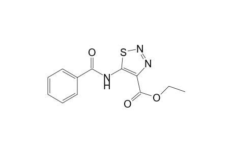 5-benzamido-1,2,3-thiadiazole-4-carboxylic acid, ethyl ester