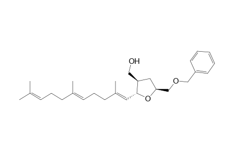(S,R,R)-2-(2,6,10-Trimethyl-1(E),5(E),9-tridecatrienyl)-5-[(phenylmethoxy)methyl]-2,3,4,5-tetrahydrofuran-3-methol