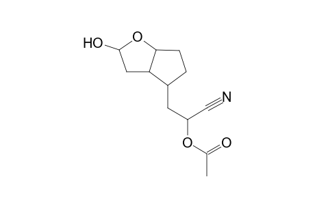 (3'aRS,4'RS,6'aSR)-1-Cyano-2-(2'-hydroxyhexahydro-2'H-cyclopenta[b]furan-4'-yl]ethyl acetate