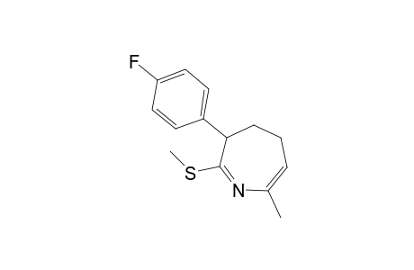 6-(4-Fluorophenyl)-7-methyl-2-(methylsulfanyl)-4,5-dihydro-3H-azepine