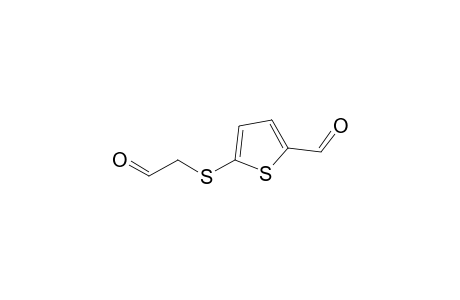 5-[(2-Oxoethyl)thio]-2-thiophenecarbaldehyde