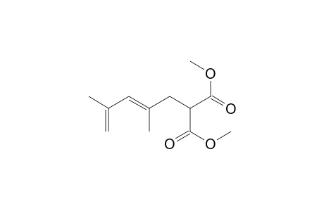 Propanedioic acid, (2,4-dimethyl-2,4-pentadienyl)-, dimethyl ester