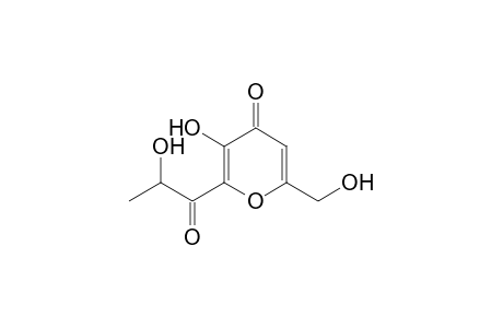 3-hydroxy-6-(hydroxymethyl)-2-lactoyl-4H-pyran-4-one