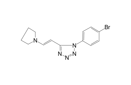 Tetrazole, 1-(4-bromophenyl)-5-[2-(1-pyrrolidinyl)ethenyl]-