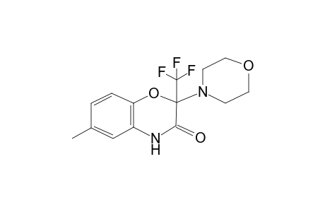 4H-Benzo[1,4]oxazin-3-one, 6-methyl-2-morpholin-4-yl-2-trifluoromethyl-