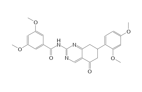 N-[7-(2,4-dimethoxyphenyl)-5-oxo-5,6,7,8-tetrahydro-2-quinazolinyl]-3,5-dimethoxybenzamide