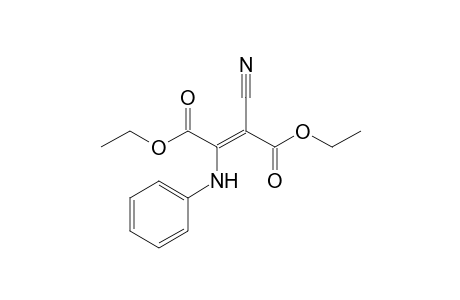 Diethyl 2-cyano-3-(phenylamino)but-2-ene-1,4-dioate