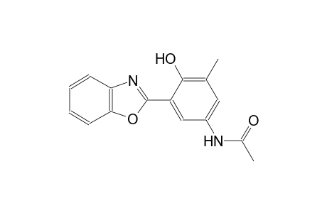 N-[3-(1,3-benzoxazol-2-yl)-4-hydroxy-5-methylphenyl]acetamide